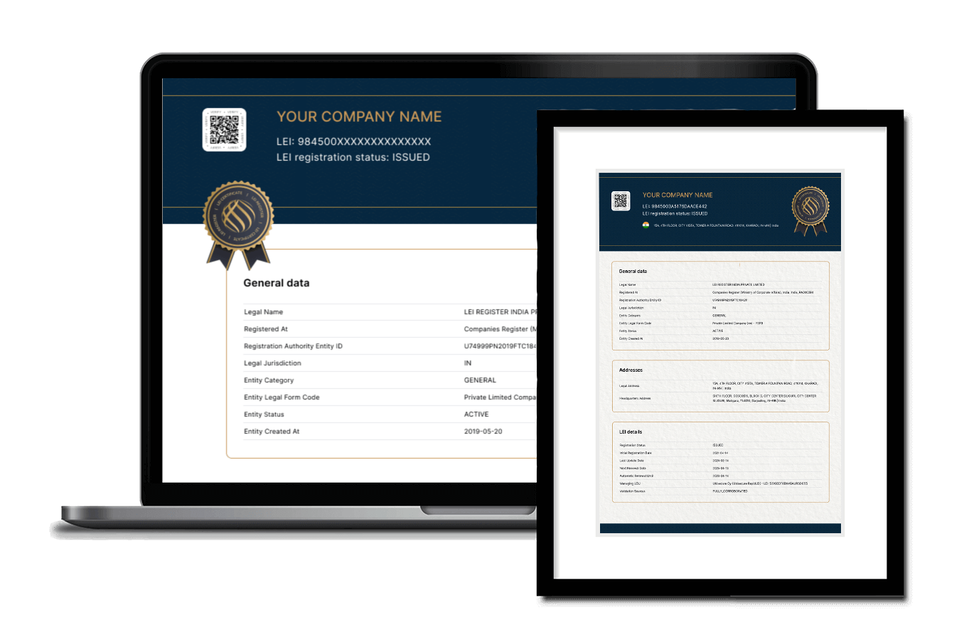 LEI Certificate